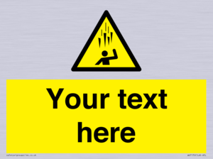 Custom Falling Ice sign